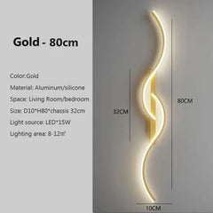 Modern LED Strip Wall Lamp