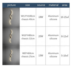 Modern LED Strip Wall Lamp