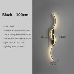 Modern LED Strip Wall Lamp