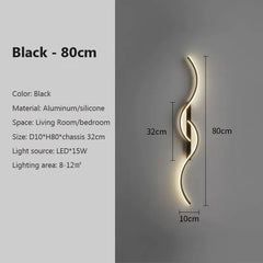 Modern LED Strip Wall Lamp